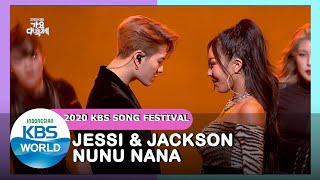 Jessi amp JacksonGOT7NUNU NANA 2020 KBS Song Festival 201218 Siaran KBS WORLD TV [upl. by Luhey843]