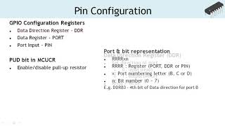 GPIO Port amp Control Registers ATMega328 Arduino [upl. by Samaj301]