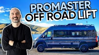 AWESOME Ram Promaster Van Conversion LIFT KIT 🚌 Winnebago Travato Gets 3 Inch Camper VAN LIFT [upl. by Cherian]