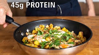 This Healthy Breakfast has 45g of Protein Potato hash [upl. by Bradford820]