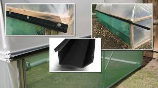 Polytunnel Gutters  Polytunnel Guttering System  Polytunnel Gutter Kit [upl. by Arriet]