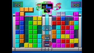 Tetris Giant arcade 2 player Coop and VS mode 60fps [upl. by Pantia202]