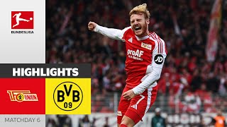 Union Shocks BVB  Union Berlin  Borussia Dortmund 21  Highlights  Matchday 6 – Bundesliga [upl. by Worth273]