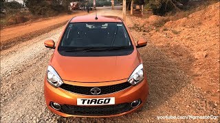 Tata Tiago XZ 2018  Reallife review [upl. by Ilohcin154]