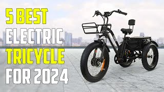 5 Best Electric Tricycles 2024  Best ETrike 2024 [upl. by Sperling]