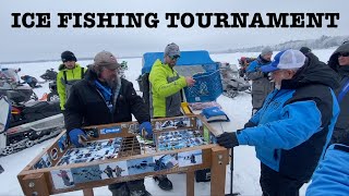 First Ice Fishing Tournament of the Year ULTIMATE PANFISH LEGAUE [upl. by Nauqyt]