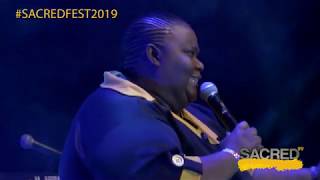 HLENGIWE MHLABA PERFORMS AT SACRED FEST 2019 [upl. by Epolenep]