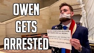 Owen Shroyer Gets Arrested For Essentially Being A Trump Supporter [upl. by Vinay]