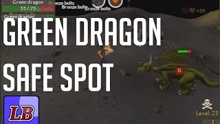 Runescape Green Dragons Safe Spot [upl. by Rayham36]