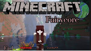 Exploring the Fairyland Ep 1 Fairycore Minecraft [upl. by Kawai]