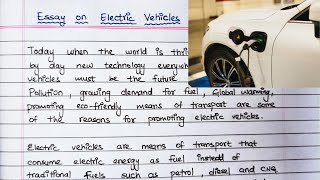 Discover the Shocking Way to Ace Your Essay on Electric Vehicles [upl. by Cedar531]