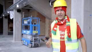 Sebastien Dewaele rondleiding  Versluys Arena [upl. by Nrubyar]