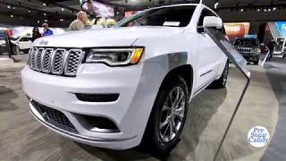 2019 Jeep Grand Cherokee Summit  Exterior and Interior Walkaround  2018 LA Auto Show [upl. by Eniahs]