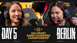 VALORANT Game Changers Championship  Upper Semifinals  Day 5 [upl. by Romine626]