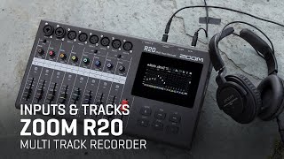 The Zoom R20 Multi Track Recorder  Inputs amp Tracks [upl. by Tuck]