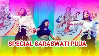 Pardise Cover Dance Special Saraswati Puja Vill Kashara Gaon [upl. by Sutsuj19]