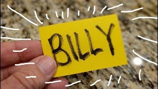 Easy Magic Trick Tutorial Predict a Name on Paper [upl. by Donelle]