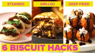 6 Canned Biscuit Recipes That Dont Use An Oven • Tasty [upl. by Muriah]