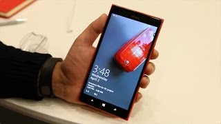 Nokia Lumia 1520 running Windows Phone 81 [upl. by Rapsag]