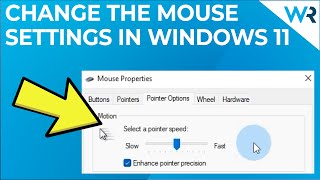 How to change Mouse Settings in Windows 11 [upl. by Lambert106]