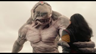 King Shark becomes Human Again The Flash s05e15 [upl. by Russia]