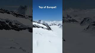 Jungfraujoch  Top of Europe jungfraujoch topofeurope switzerland swissnature snowmountain [upl. by Ennaear791]