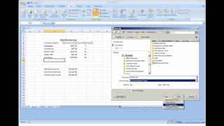 How to Password Protect an Excel File for Opening Excel 20072010 [upl. by Attenrev]