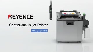 SelfTroubleshooting Continuous Inkjet Printer CIJ  KEYENCE MKG Series [upl. by Ayek]