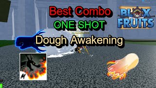 blox fruit《best combo dough awakening》 [upl. by Arretahs]