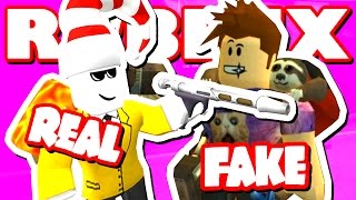 FAKE GUN PERK TROLLING IN ROBLOX MURDER MYSTERY 2 [upl. by Biamonte]