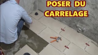 Comment poser du carrelage sol [upl. by Herring]