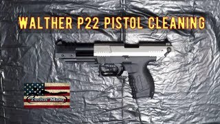 Walther P22 Pistol Cleaning  Techn Moto [upl. by Ag]