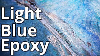 How To Turn Epoxy Into Blue Granite  Stone Coat Epoxy [upl. by Enitsenrae]