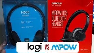 Logitech H600 vs MPOW HC5 [upl. by Evilc]