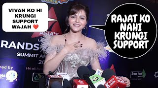 RUBINA DILAIK TELLING ABOUT RAJAT DALAL AND VIVIAN DSENA [upl. by Airetnohs]