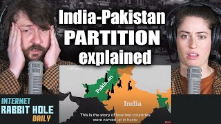 IndiaPakistan partition explained  irh daily REACTION [upl. by Yelats]