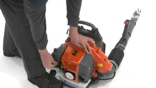 How to Start a Husqvarna Backpack Blower [upl. by Bred]