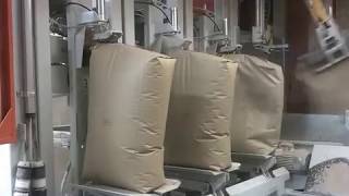 Fully Automated Model 730 Pressure Flow Valve Bagging System 600 Bags  Hour [upl. by Marlena750]