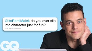 Rami Malek Replies to Fans on the Internet  Actually Me  GQ [upl. by Atinob]