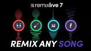 Extract stems with AI Remix I Remixlive 7 [upl. by Garin545]