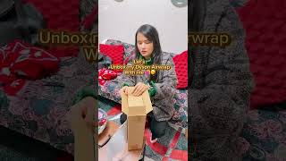 Unboxing Dyson Airwrap sohappy dyson shortvideo fyp [upl. by Anaujal327]