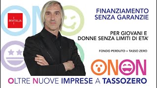 ON Oltre Nuove Imprese a Tasso Zero [upl. by Inez]