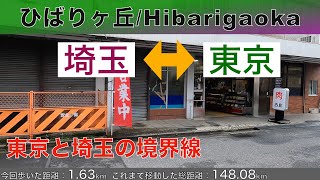 東京 ひばりヶ丘駅散歩・東京と埼玉の境界線は日常の生活感あふれる駅前商店街と住宅街・4K 高音質Hibarigaoka walk [upl. by Namlas]