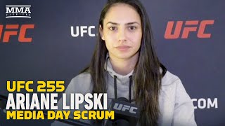 UFC 255 Ariane Lipski Wants to KO or Submit Antonina Shevchenko Get Title Shot  MMA Fighting [upl. by Harper]