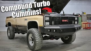 4BT CumminsSwapped GMC Square Body [upl. by Kristi]