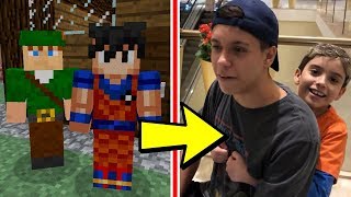 YOUTUBERS DE MINECRAFT NA VIDA REAL  BETO HEYDAVI E ROBIN HOOD [upl. by Ruella]