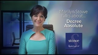 Divorce Advice Decree Absolute  Top Divorce Lawyer Marilyn Stowe [upl. by Yeleak823]