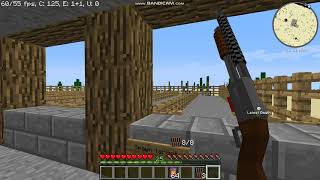 Minecraft Flans mod WW2 pack 2021 Part 1 [upl. by Ycnej]