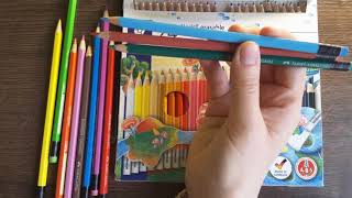 Faber Castell amp Staedtler erasable coloured pencils review [upl. by Stempson]