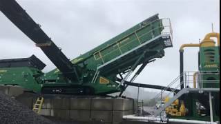 McCloskey Washing System S190 Rinser into Compact Sand Plant [upl. by Quiteris]